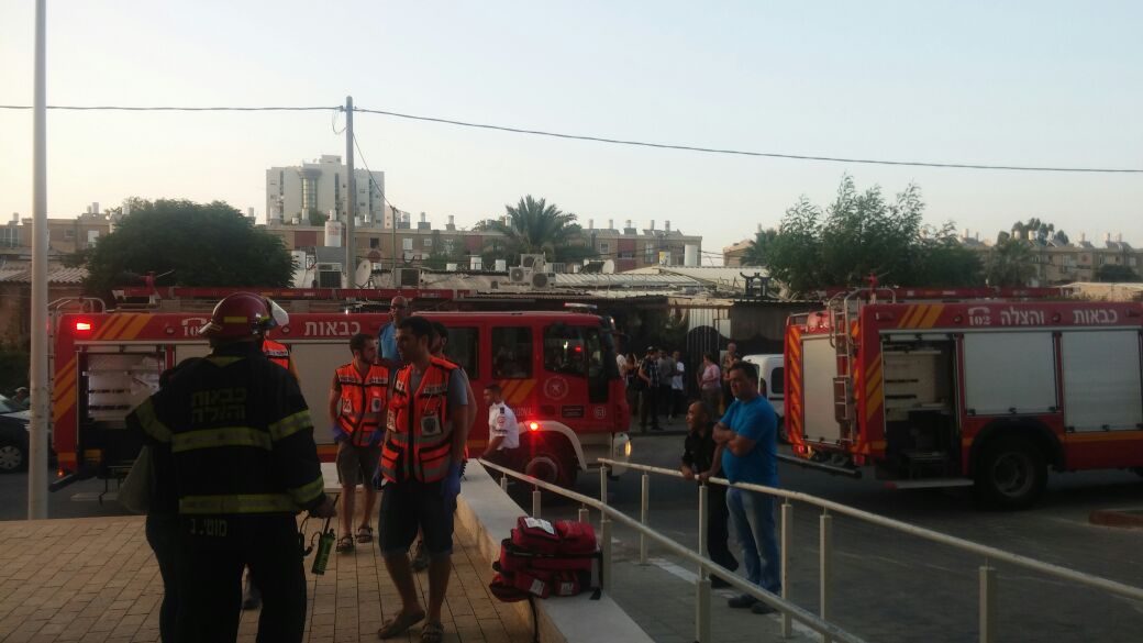 באדיבות כיבוי אש ב"ש