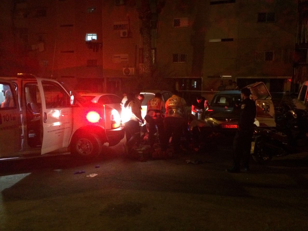 זירת הרצח. צילום: רדיו דרום