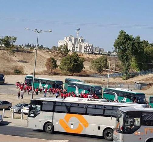 החל מהיום:לא יינתנו שירותי הסעות מוזלות למשחקי החוץ. צילום מתוך הפייסבוק של אולטראסאות'