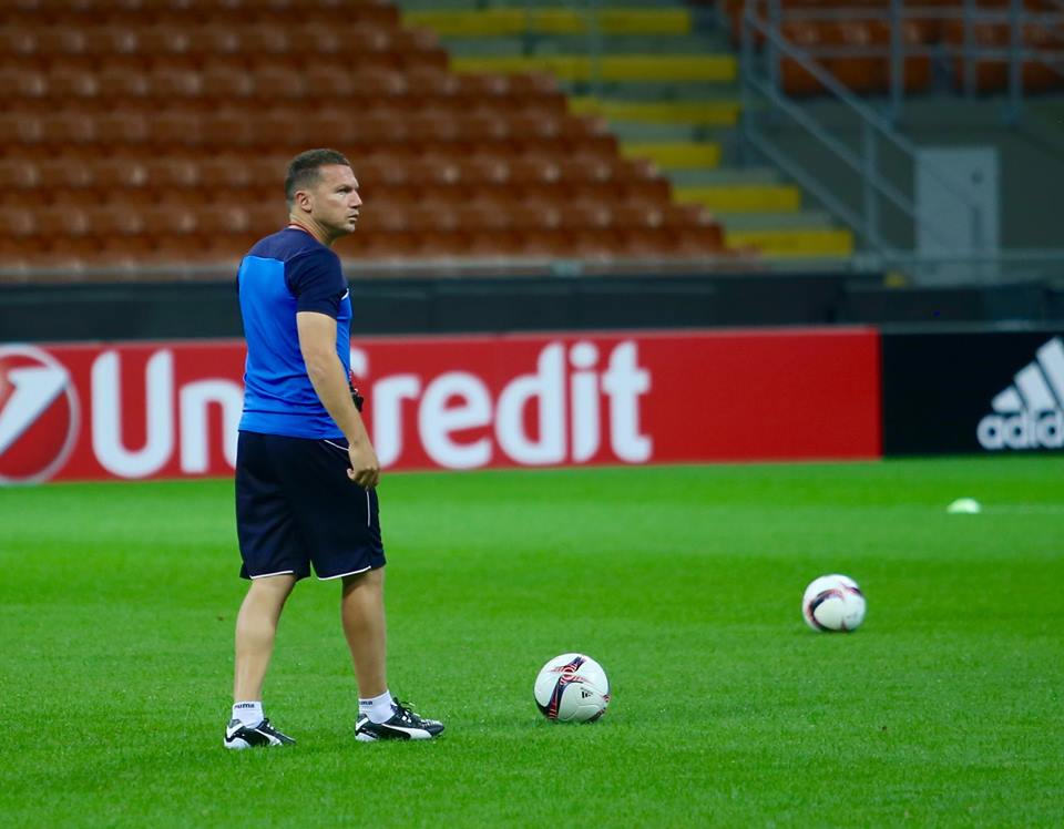 הניסיון שיצברו באירופה שווה זהב. ברק בכר באימון מאתמול (צילום באדיבות הפועל באר שבע)