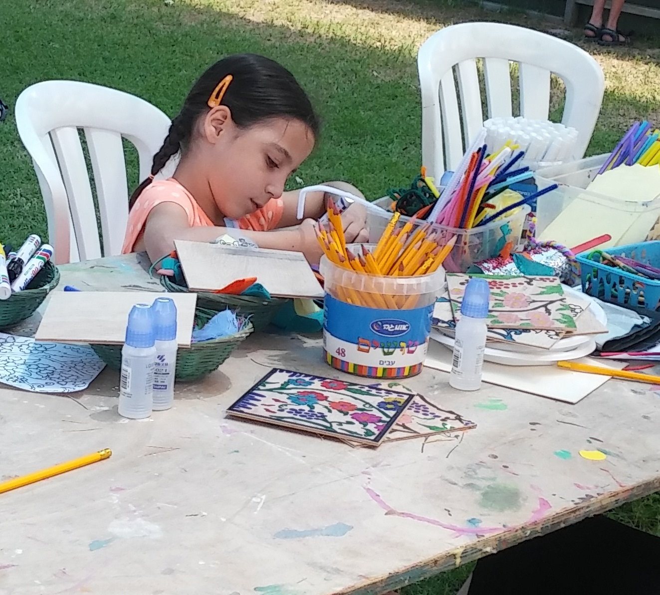 סדנאות יצירה במתחם המוזאונים בבאר שבע. צילום נירית דהן סדנאות יצירה במתחם המוזאונים בבאר שבע. צילום נירית דהן