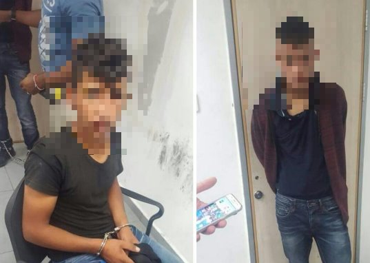 השודדים: שני קטינים - בדואי תושב הפזורה ושוהה בלתי חוקי. צילום: חדשות השואגים לימין