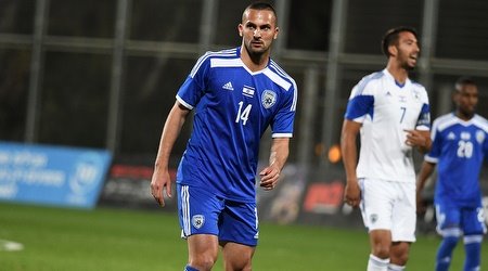 "בן שהר במדי הנבחרת, צילום: עומרי שטיין, one.co.il"