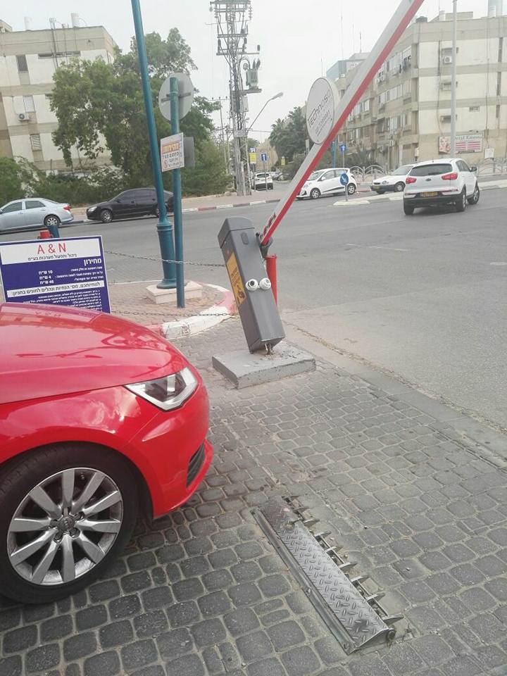 שילמה עשרה שקלים אחרי שנתפסה בשעת מעשה. צילום פייסבוק