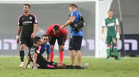 דן איינבינדר שרוע על הדשא (רדאד ג'בארה)