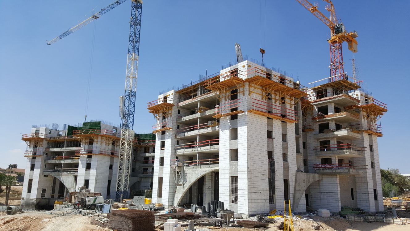 הבנייה בעיצומה. צילום: יח"צ הבנייה בעיצומה. צילום: יח"צ