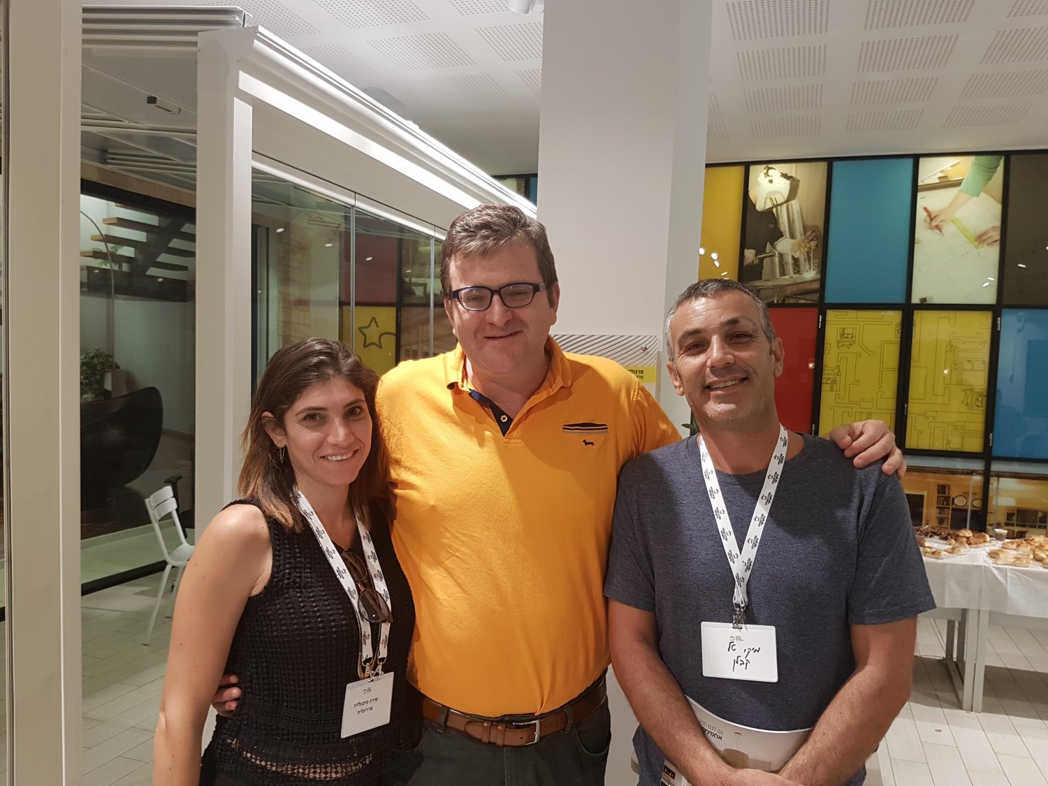 הקבלן מיקי טל ערן רולס ואדריכלית שירה סינגולדה. צילום: יח"צ הקבלן מיקי טל ערן רולס ואדריכלית שירה סינגולדה. צילום: יח"צ