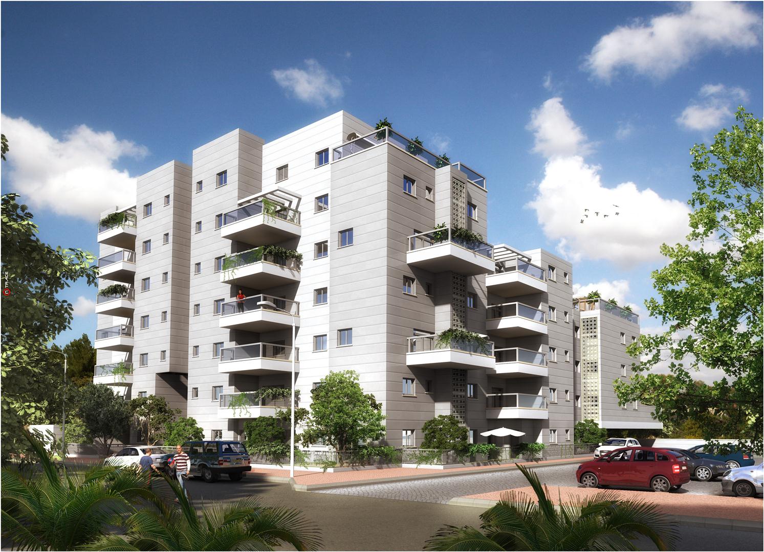 חברת ארזים תבנה 47 יחידות דיור יוקרתיות צילום : ארזים ג.י.א