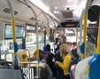 צפיפות באוטובוס בבאר שבע. צילום פרטי
