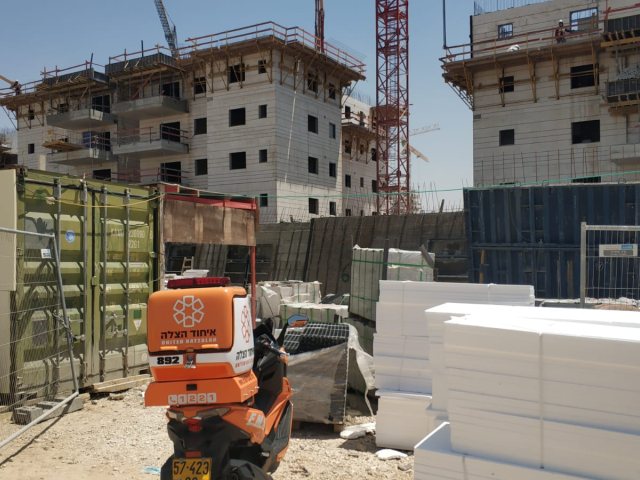 מרחוב נחל פארק בבאר שבע - צילום: דוברות איחוד הצלה 
