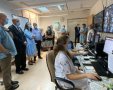 מתניהו אנגלמן, מבקר המדינה בביקורו ביחידה לטיפול נמרץ פנימי קורונה בסורוקה 