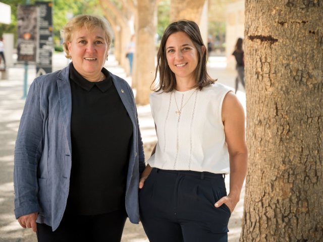 ד"ר סתיו שפירא ופרופ' לימור אהרונסון | צילום: דני מכליס, אב"ג
