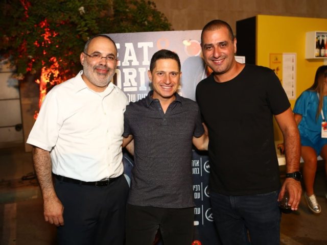 שלומי נומה, רוביק דנילוביץ' ומשה מוריוסף | צילום: דיאגו מיטלברג