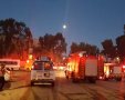 שריפה בערד. צילום: דוברות מד"א