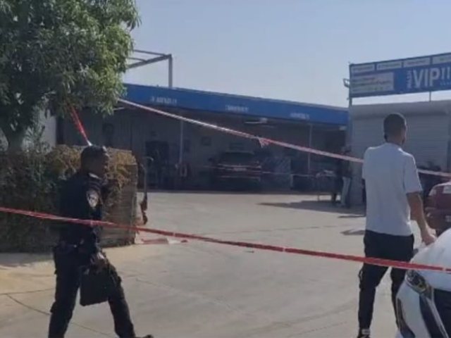 זירת הירי בבאר שבע. קרדיט - ערוץ הנגב