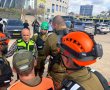 חילוץ ופינוי בזירת נפילה: כך נראה תרגיל נפילת טילים שקיימה אשדוד 