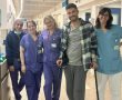 הפעם בנסיבות משמחות: החייל שנפצע קשה בחאן יונס הגיע שוב לסורוקה