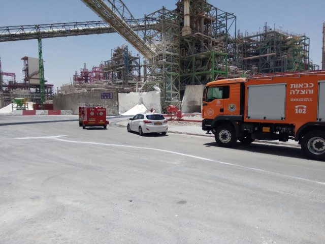 חומר מסוכן. צילום ארכיון: דוברות כבאות והצלה נגב