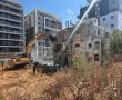 איזה תזמון: רגע לפני פתיחת מערכה חדשה, החלו עבודות הפינוי בבניין שנפגע בתרצה