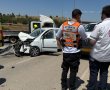 תאונת דרכים בכביש 35 סמוך למחלף קריית גת: גבר בן 38 נפצע 