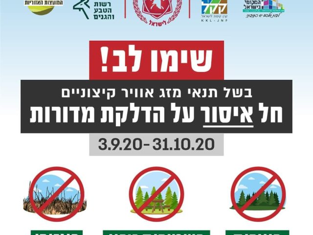 צו איסור הדלקת אש 