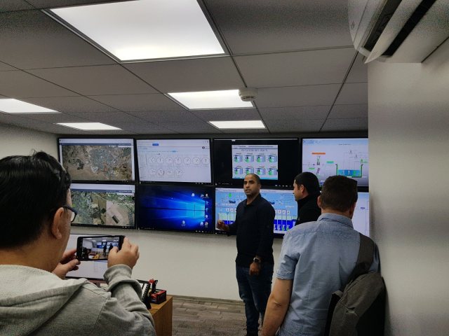 מוקד התקלות החדש של מי שבע. צילום: יחצ 