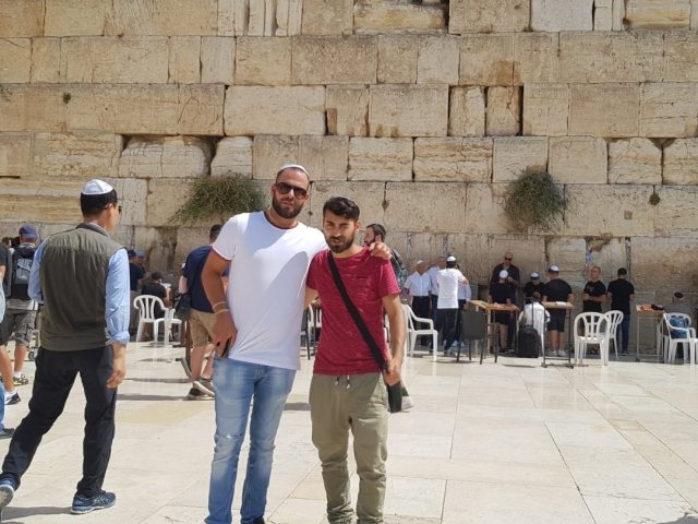 צמד השפים בביקור בכותל המערבי בירושלים 