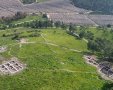 צילום אוויר של אתר החפירות(סטילס אווירי: אמיל אלג'ם, רשות העתיקות )