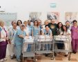 צוות חדר לידה במרכז סבן למיילדות בסורוקה | צילום: דוברות סורוקה
