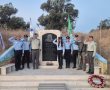בשעה 06:29 בדיוק: צמרת המשטרה הצדיעה לזכר השוטרים שנפלו ב-7 באוקטובר