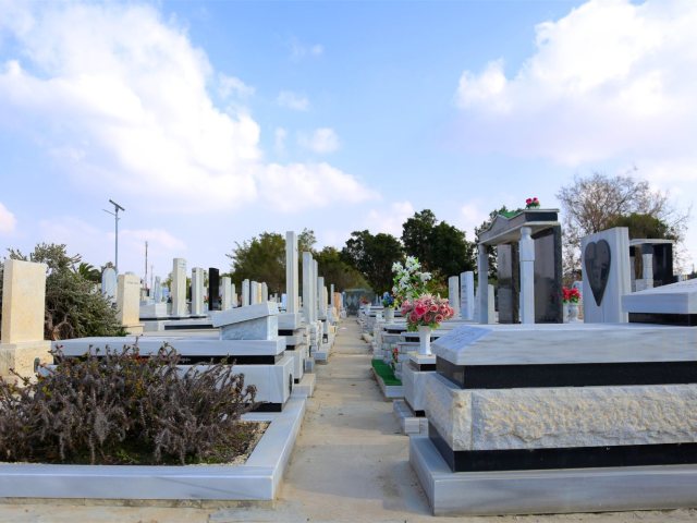 בית העלמין בבאר שבע. צילום: כרמל קיסרי