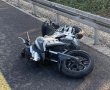 תאונה עצמית: רוכב אופנוע נפצע קשה בדרך מעלה אדומים בעיר