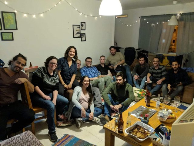 פעילות חברי תא 'שאלה' בבאר שבע 