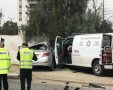 תאונה קשה בין אמבולנס לרכב פרטי בשדרות רגר. בן 60 פצוע קשה. דוברות המשטרה מתוך מבזקלייב
