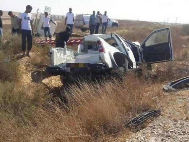 רכב נפל לתעלה. צילום להמחשה: דוברות מד"א