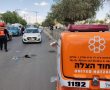 פצוע קשה בתאונת דרכים בדרך חברון בבאר שבע