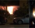 שריפה ברחוב אברבנאל שכונה י"א באר שבע. צילום: דוברות כיבוי והצלה נגב