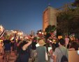 מחאת הצעירים והדגלים השחורים בבאר שבע. צילום: יהלי אוזן