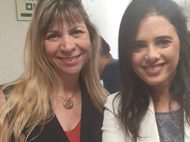 איילת שקד עם טלי חדד | צילום: באדיבות חסין אש