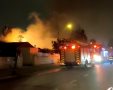 שריפה בשכונת דרום צילום: אוראיל גור דוד 