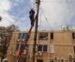 אחרי ההרס מהטיל הבליסטי: חברת החשמל חידשה את הזרם לבתים הכשירים בדימונה