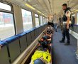 פינוי פצועים ברכבת? כך תירגלה היום מד"א את צוותי החרום. ראו בוידאו