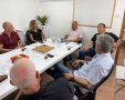 בפגישה הקודמת בקריית התקשוב. קרדיט - צבי תקשורת
