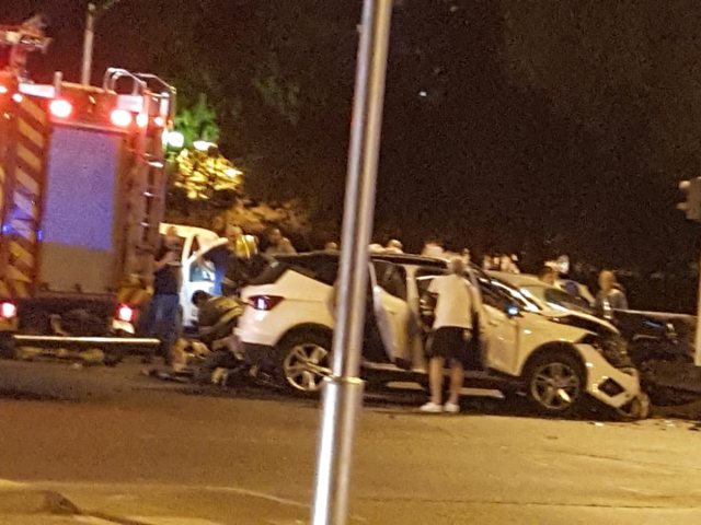 זירת התאונה