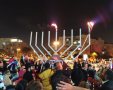 מדליקים נר ראשון בבאר שבע צילום: איליה יגורוב