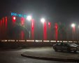 עיריית באר שבע מוארת באדום צילום נועה גבאי 