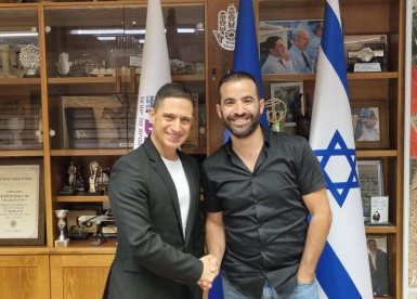 יאיר שושן ורוביק. קרדיט - עיריית באר שבע