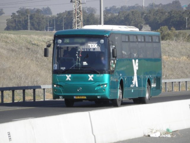 קו אגד לאילת (צילום: פורום תחבורה ציבורית בדרום - תפוז)