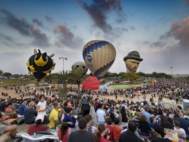פסטיבל כדורים פורחים בצפון הנגב | צילום: תמרה כהן 