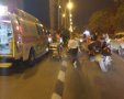זירת התאונה בבאר שבע | צילום: תיעוד מבצעי מד"א